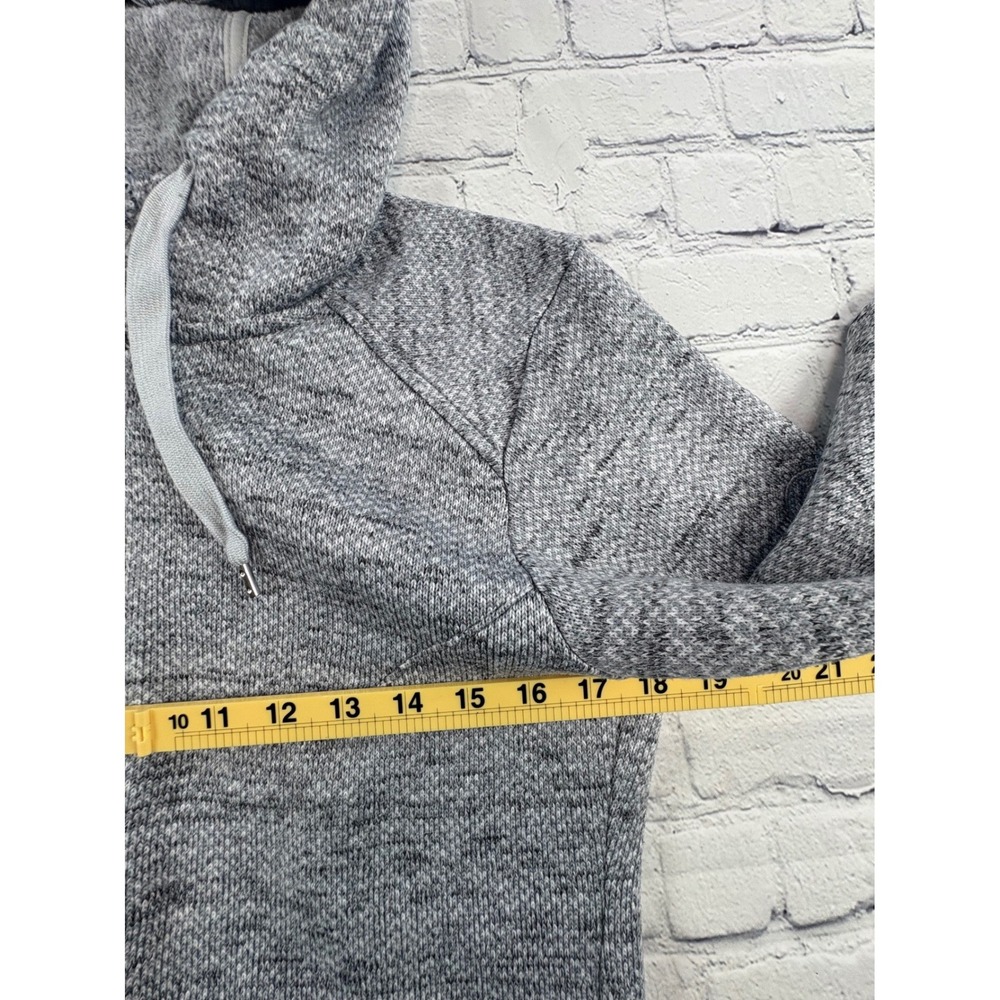 Mammut Chamuera Hooded Jacket Women M Grey Good Fleece Knit Full Zip - Picture 10 of 12